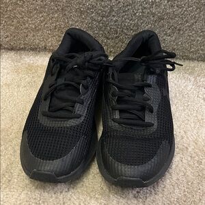Under Armour Black Mesh Athletic Shoes